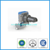 Vertical Type Insulted Shaft Rotary Potentiometer with 6 Pins for Volume Control