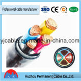 0.6/1kv Copper Cross-Linked, Fire, Plastic, Low Smoke PVC Jacket Green Power Cable with Armored