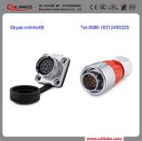 CE Approved IP68 Waterproof Signal Connector / 12pin Connector