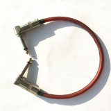 6.35mm Mono Angle Plug to 6.35mm Mono Angle Plug, Extension Cord, Multimedia Cable