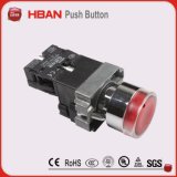 22mm 220V Plastic Red LED Push Button Switch