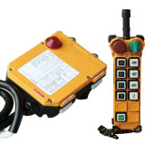 8 Push Button Industrial Wireless Crane Radio Remote Control for Electric Hoist with Emergency Button (F24-8s)