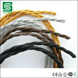 Twisted Textile Wire for Lighting Fixtures