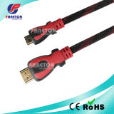 1080P Mini HDMI to HDMI Cable with Net (pH6-1218)