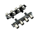 Right Angle BNC Female Multi Ports Electrical Connector for PCB Circuit Board