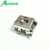 Mini USB Connector for PCB B Type Female 5 Pins SMT Right Angle