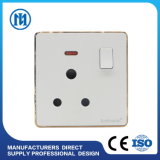High Quality UK Standards 4 Gang 1 Way Electric British Wall Switch