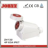 IP67 4p 63A High Quality Surface Mounted Industrial Socket