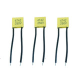 100NF 450V Dipped Metallized Polypropylene Film X2capacitor with Soft Wire