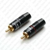 RCA Male Plug for Audio Video Cable Solder Connector