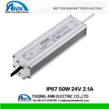 50W 12V/24V LED AC/DC Switching Mode Power Supply, LED, Waterproof,