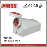 IP67 4p 125A Surface Mounted Industrial Socket