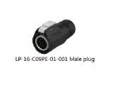 M16 9pin Signal Waterproof Connector for Transmission Equipment