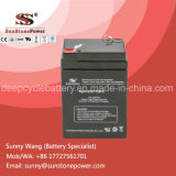Sealed Free Maintenance Lead Acid Rechargeable SLA Battery 6V 5ah