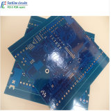 4 Layer Prototype PCB Impedance Controlled Fr-4 Tg 135 Blue Solder Mask Applied Inaccess Control