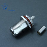 N Connector Female Jack Bulkhead for LMR200 Cable