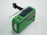 New Solar Dynamo Powered Radio Hand Crank Am/FM 3 LED Flashlight Phone Charger
