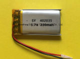 Customizable Rechargeable 3.7V 260mAh Lithium Polymer Battery