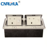 Whole Sales OEM Cnruihua Double British 13A Telephone-Computer & One-Way Floor Socket