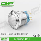 25mm Vandal Resistant Stainless Steel Push Button Switch