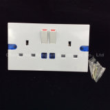 Bakelite Double 13A Wall Switch Socket with Neon (406)