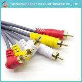 New Design VGA to 6 RCA Male to Male AV Cable