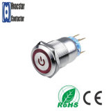 High Quality LED Metal Push Button Switch, Momentary Button Switch