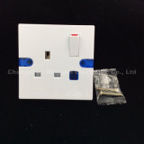Bakeliter 1 Gang 13A Switch Socket with Neon (405)