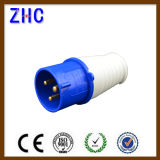 Azul 16A 220V 2p+T Industrial Enchufe Macho Plug