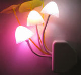 0.5 W Light Control Optical Sensor Mushroom LED Lamp Colorful Color Small Night Light LED Lamps 220V New Unique Electronic Gifts