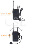 PRO Audio UHF Clip Mic Karaoke Wireless Microphone with FCC