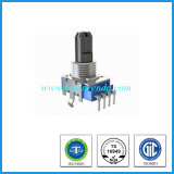 Dongguan Manufacturer 11mm Size Low Cost Single Unit Concentric Shaft Potentiometer