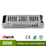 12V 5A 60W Indoor Constant Current LED Power Supply for LED Lights