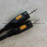 High Quality 3.5 Stereo to 3.5 Stereo Plug Audio/Video AV RCA Cable