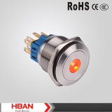 Hban (25MM) Spot Lighted Vandal Waterproof Push Button Switch