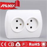 Non-Grounding ABS Material 16A Double Socket