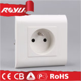 Module Design PC Material Grounding 2p+T French Type Socket