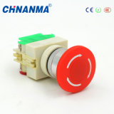 Red Sign Mushroom Emergency Stop Push Button Switch