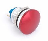 Hban 22mm Mushroom Emergency Stop Switch Screw Terminal Momentary Normal Open Metal Zn-Al Alloy Push Button Switches