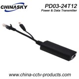 DC12V 10/100Mbps IP Camera Power Data Poe Splitter (PD03-24T12)