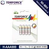 1.2V Rechargeable Low Self Discharge Nickel Metal Hydride China Fatory Battery (HR03-AAA 900mAh)