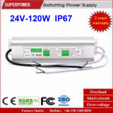 Constant Voltage 24V 120W LED Waterproof Switching Power Supply IP67