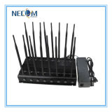 Cell Phone Jammer with 16 Antenna - 3G, GSM, CDMA, Dcs Signal, Blocker for All 2g, 3G, 4G Cellular Bands, Lojack 173MHz. 433MHz, 315MHz GPS, Wi-Fi, VHF, UHF