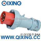 IEC 60309 Hot 125A 5p Red International Power Plugs