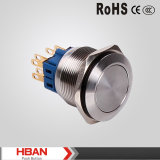 Hbgq25-22/S 25mm Vandal Resistant Metal Push Button Switch