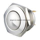 22mm Domed Round Head Stainless Steel Pushbutton Switch