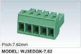 7.62mm Pitch Euro Pluggable/Plug-in Terminal Block Connector (WJ3EDGK-7.62)