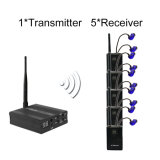 Wireless in Ear Monitor System for Stage 1 Transmitter and 5 Receivers