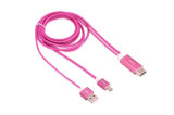 1080P Mhl to HDMI Cable for Samsung Galaxy S3/S4/S5/Note2/Note3