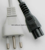 Italy Imq Approval Power Cord for Submersible Pump, Italy 3 Prong Power Cord